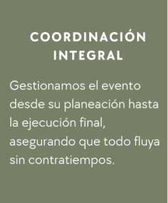 Coordinación Integral